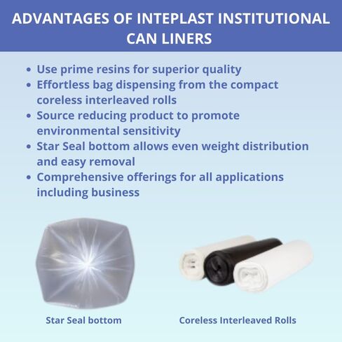 Draw-Tuff Institutional Draw-Tape Can Liners, Drawstring, 23 gal, 1 mil, 38" x 28.5", Natural, 25 Bags/Roll, 6 Rolls/Carton in Saudi Arabia