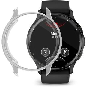 متوافق مع واقي الشاشة Garmin Venu 3S، جراب واقٍ مضاد للخدش من مادة TPU البديلة لملحقات Garmin Venu 3S مقاس 41 مم (ذهبي) in Kuwait