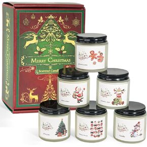 Spring Summer Scented Candles Set, Soy Candles for Home, 6 Pack Candle Gift Set - Gifts for Women Mother's Day, Aromatherapy Candle, 21 oz Scented Candles for Women - Gifts for Mom in Saudi Arabia