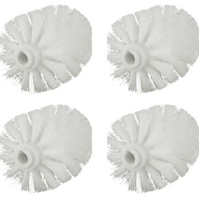 4Pcs Toilet Bowl Brush Replacement Head, Universal Toilet Brush Head Replacement, Ball Shaped Toilet Brushes Heads, for Home Hotel Bathroom Cleaning Tool(White) in Kuwait