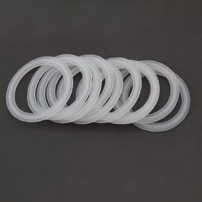 10 Pieces 2 Inch Sanitary Tri Clamp Silicone Gaskets - Tri Clover O-Ring Replacement for 2" Sanitary Ferrule Pipe Fittings (OD 64mm), White Silicone Seals for Homebrew/Brewery in Saudi Arabia