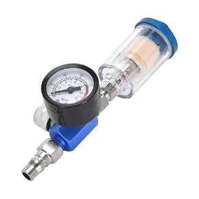 in-line Oil Water Separator Filter Separator Spray Gun air Regulator Pressure Gauge for Spray Gun Pneumatic Tools(U-Connector) in Saudi Arabia