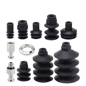 ZP2-J Series ZP2-06/09/14/16JN/S ZP2-B10/15/25/30JN/S Multi-Layer for Curved Surfaces Pneumatic Vacuum Suction Sucker(ZP2-25J-R,White) in Saudi Arabia