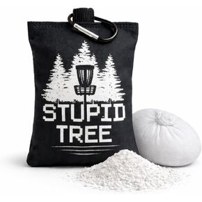 Refillable Disc Golf Chalk Bag with Carabiner, 2 Chalk Balls Included – Grip Bag for Dry Hands & Consistent Release, Frisbee Golf Accessory in Saudi Arabia