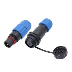 10Sets/lot SD13 Docking Aviation Plug Socket Male + Female 1/2/3/4/5/6/7 Pins SP13 13mm Aviation Connector(SD13-7P) in Kuwait