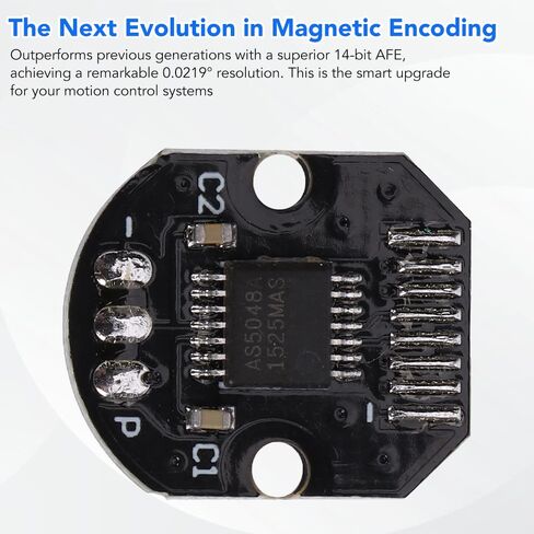 AS5048A Magnetic Encoder 14 Bit Position Sensor with 0.05 Degrees Angle Accuracy PWM Output for Brushless Motor in Saudi Arabia