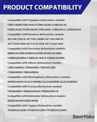 154773201 مجموعة مفاتيح تعويم مستوى المياه لغسالة الأطباق - متوافقة مع فريجيدير وكينمور وإلكترولوكس والمزيد - يستبدل 154209801، 154386601، 154408701، 1864244، AP4982393، AH3492842، EA3492842 in Kuwait