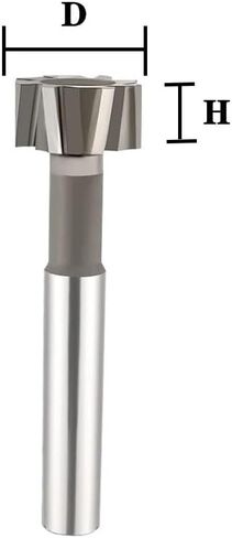 1PCS HSS T Slot End Mill 10-40MM CNC Carbide Tip T-Slot Milling Cutters for Metal(D40xH4) in Saudi Arabia