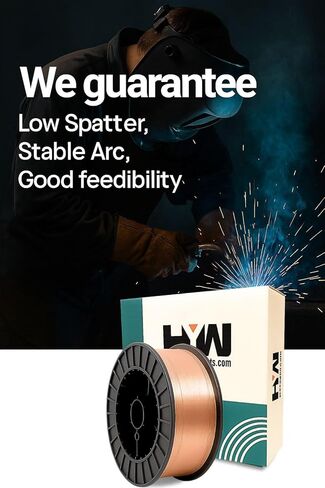 منتجات HYW 44 رطل لفة ER70S-6 0.035 "- 0.045" سلك لحام Mig من الفولاذ الطري (0.035 "X 44 #) in Kuwait