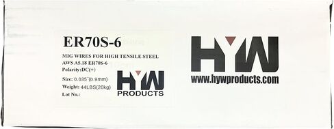 منتجات HYW 44 رطل لفة ER70S-6 0.035 "- 0.045" سلك لحام Mig من الفولاذ الطري (0.035 "X 44 #) in Kuwait
