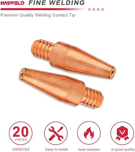 20-KP Tapered Contact Tips KP2744-035T 0.035'' MIG Welding Gun Replacement for Lincoln Magnum PRO 100L 175L 250L MIG Gun in Saudi Arabia