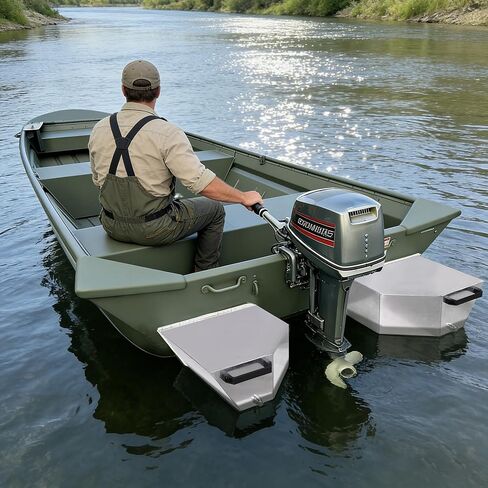 Boat Float Pods Pair Fits 17‘ - 18’ Boats, Portable Buoyancy Pods for Pontoon, Jon & Fishing Boats, Easy Install, UV Resistant in Saudi Arabia