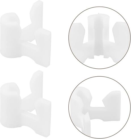 Garneck 40pcs DIY Shoe Rack Connector Parts Pipe Fittings Wire Shelf Brackets for Closet Organizer Cabinet Wardrobe Rack Hardware Replacement Support in Saudi Arabia