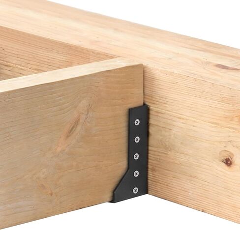 GBGS 6 Pack Concealed Joist Hangers,2"x6" Outdoor Concealed-Flange Joist Brackets,14 Gauge in Saudi Arabia