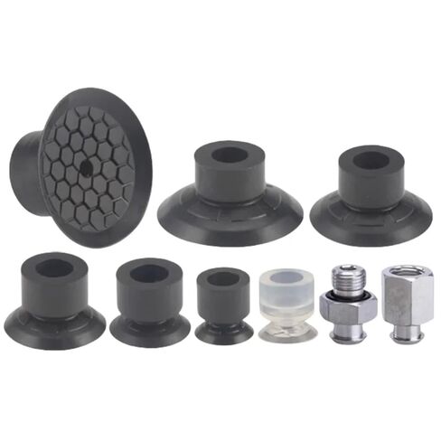 SFF-10/15/20/25/30/40 Manipulator Vacuum Suction Cup Plastic Film Paper Special Suction Cup(Black) in Saudi Arabia