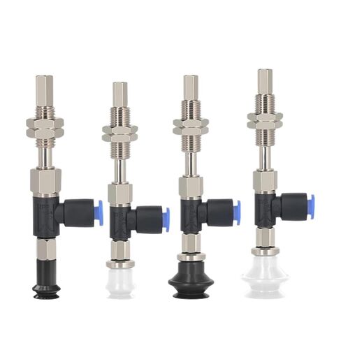 ZPR Series Pneumatic Suction Cup Hardware ZPR10/13/16/20/25/32/40/50BN/S-06/08-A5/B5/A6/B8 Connecting Rod(ZPR20BN-06-A6,White) in Saudi Arabia