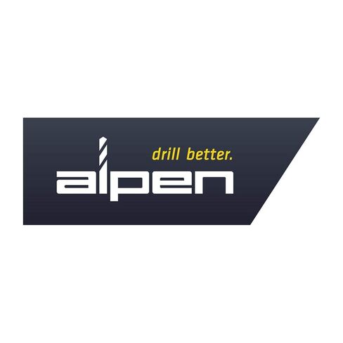مجموعة لقمة مثقاب عالمية من الكربيد ALPEN 100802100 احترافية متعددة القطع 1/4 بوصة ساق سداسية 4-10 مم مجموعة من 6 قطع فضية in Saudi Arabia