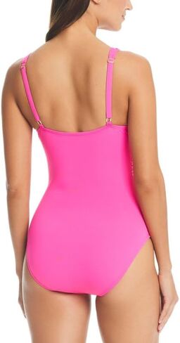 Bleu Rod Beattie Women's Molded-Cup One-Piece Swimsuit (Pink Bling, 10) in Saudi Arabia