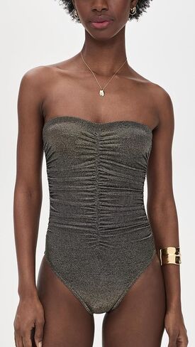 Karla Colletto Women's Helena Bandeau One Piece with Shelf Bra in Saudi Arabia