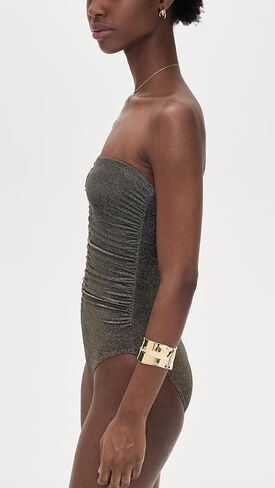 Karla Colletto Women's Helena Bandeau One Piece with Shelf Bra in Saudi Arabia
