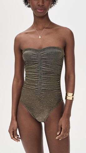 Karla Colletto Women's Helena Bandeau One Piece with Shelf Bra in Saudi Arabia