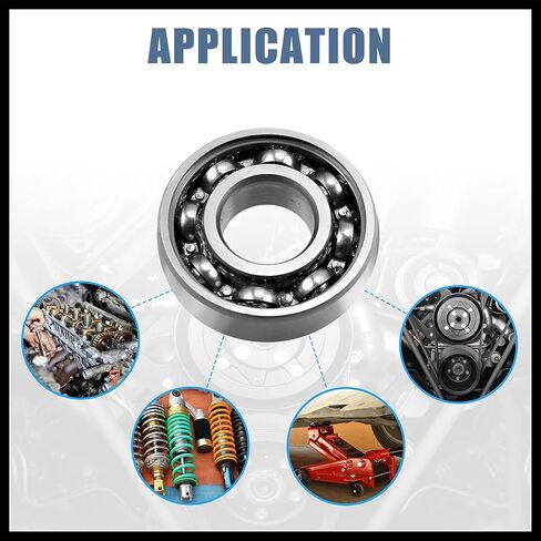 6003Z Deep Groove Ball Bearing Single Shield 60103 17mm x 35mm x 10mm Chrome Steel Bearings Pack of 1 Replacement Durable Material in Saudi Arabia