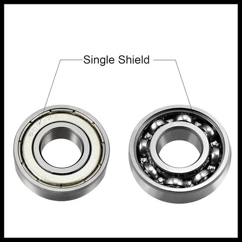 6003Z Deep Groove Ball Bearing Single Shield 60103 17mm x 35mm x 10mm Chrome Steel Bearings Pack of 1 Replacement Durable Material in Saudi Arabia