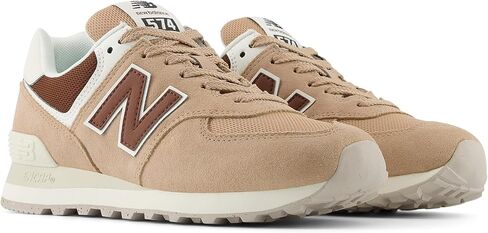 New Balance WL574v2 Wheat Field/White 10 B (M) in Kuwait