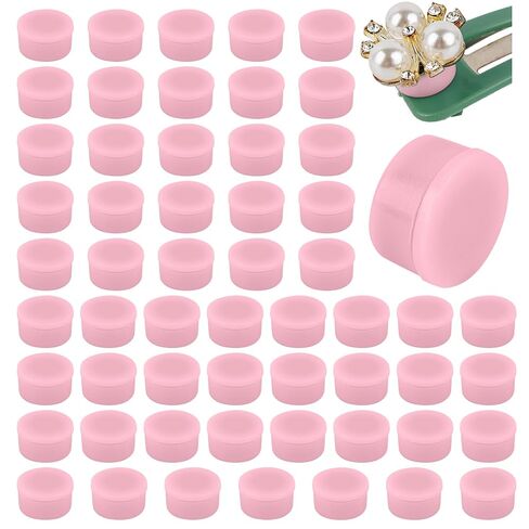 50 Pack Mini Rotating Bearings Windmills Hair Clip Ball Bearing for Crochet DIY Rotatable Pinwheel Craft (White) in Saudi Arabia