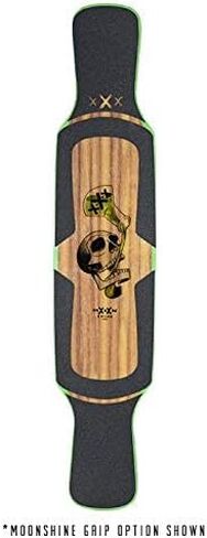 Moonshine Manufacturing Longboard Skateboard, Freestyle Cruiser, Waterproof and Wood Construction, Cruise Skateboard and Longboard Decks, Lightweight Build (Infuser Deck Only) in Saudi Arabia
