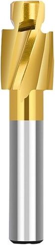 1pcs Countersink End Mill M6-M16 Counterbore TiN Coated 4 Flute HSS Pilot Slotting Cutter for Copper Aluminum Steel Cast Iron(M6) in Saudi Arabia