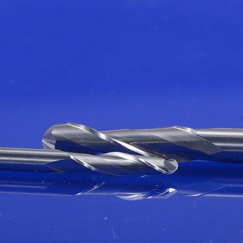 5pcs 6x6x50mm Ball Nose End Mills 22mm CEL 2 Flute High Speed Steel Spiral CNC Router Bits in Saudi Arabia