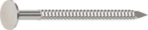 Simpson Strong Tie S611ARN1 6D بلاط السقف والأظافر المسطحة 2 بوصة و11 قياس، ساق حلقية 304 من الفولاذ المقاوم للصدأ، 1 رطل، 136 قطعة in Saudi Arabia