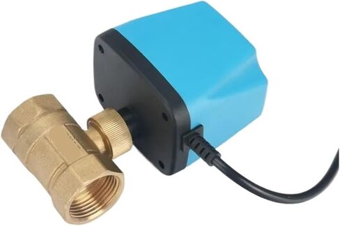 1/2" 3/4" 1" 2" Ball Valve AC220V DC12V DC24V 2-Wire Brass Ball Valve Normally Closed Ball Valve(1,12VDC_Normal Closed) in Saudi Arabia