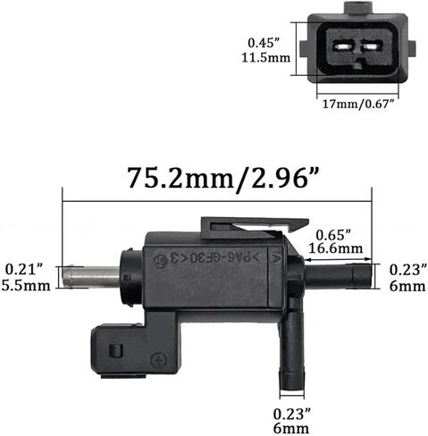 1PCS 30670448 Turbo Solenoid Valve Boost Control + Connector(Valve) in Saudi Arabia