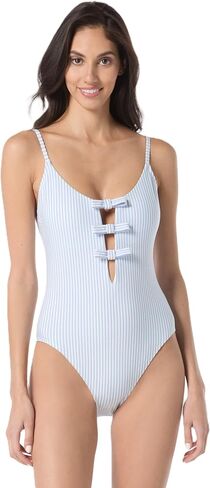 kate spade new york Women's Triple Tie One Piece Swimsuit in Saudi Arabia
