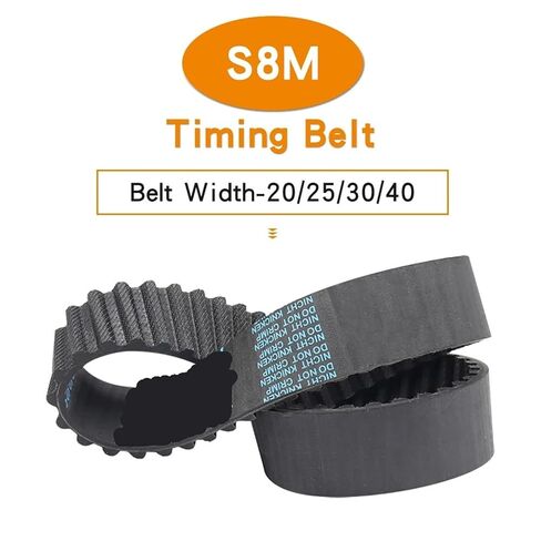 حزام مسنن S8M-840/848/856/864/872/880/888/896 مسافة أسنان 8 مم حلقة مطاطية مغلقة عرض 20/25 مم (S8M864-108T-864 مم، 25 مم) in Saudi Arabia