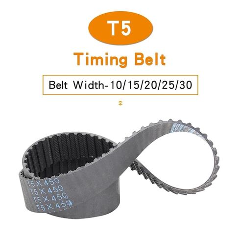 أحزمة النقل T5-410/420/425/435/450/455q/460/470 حلقة مغلقة مطاطية متزامنة عرض الحزام 10/15 مم (T5x470-94T-470 مم، 15 مم) in Saudi Arabia
