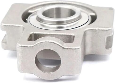 1PCS 304 Stainless Steel Vertical Outer Spherical Bearing Base SUCT206 Insert Bearing in Saudi Arabia