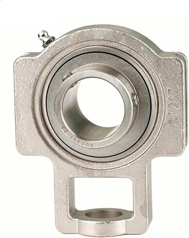 1PCS 304 Stainless Steel Vertical Outer Spherical Bearing Base SUCT206 Insert Bearing in Saudi Arabia