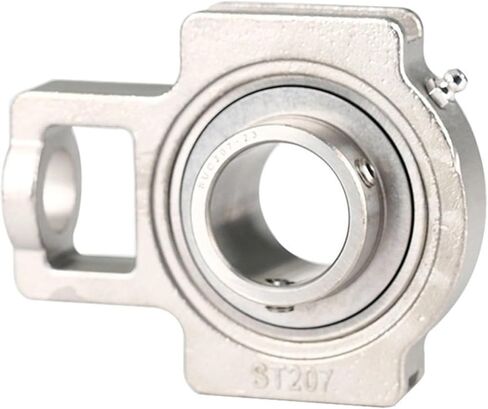 1PCS 304 Stainless Steel Vertical Outer Spherical Bearing Base SUCT206 Insert Bearing in Saudi Arabia