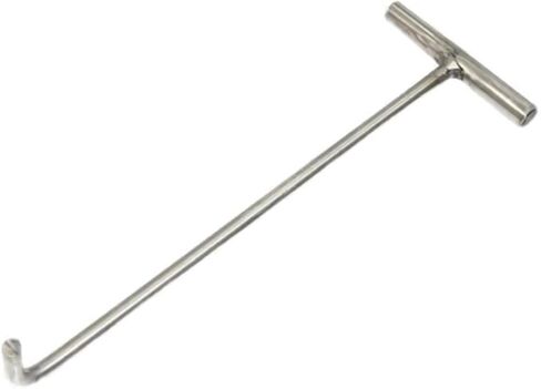 Manhole Hook Tool, Versatile Lifter and Puller for Manhole Covers, Storm Drains, Septic Tank Lids, T Shape Hook for Enhanced Grip Pull Tool in Saudi Arabia