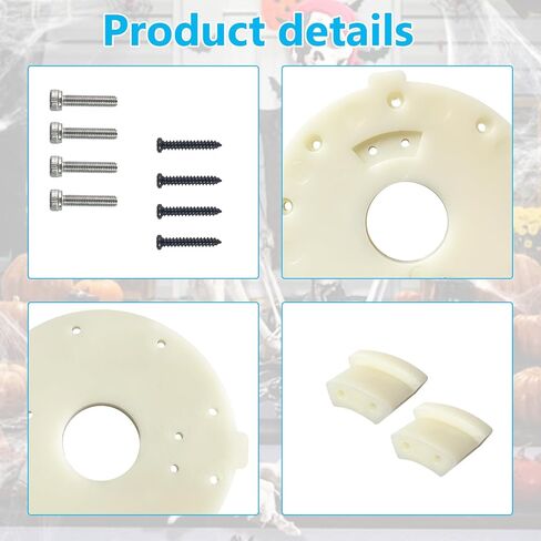 12-Foot Home Depot Skeleton Parts Swivel arm Plate of Support Repair kit Compatible with 12 Foot Giant-Sized Skeleton Replacement, Connect The 12 Foot Skeleton arm and Head Bracket in Saudi Arabia