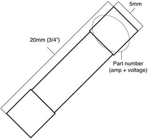 Witonics 125mA 250V Slow Blow Glass Fuses 5x20mm (Pack of 5) in Saudi Arabia