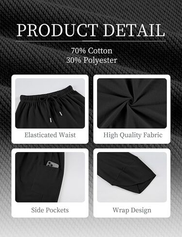 Xiaoxuemeng Womens Wide Leg Sweatpants Elastic Waist Baggy Harem Pants Drawstring Palazzo Sweatpants in Saudi Arabia