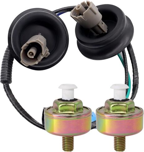 HiSport Ignition Knock Sensor with Connector Pigtail Harness 30530-PPL-A01 Compatible with Honda Accord, Civic, CR-V, Element & Acura RDX, RSX, TSX - Replace 30530-PNA-003, KS197, SU6143 in Saudi Arabia