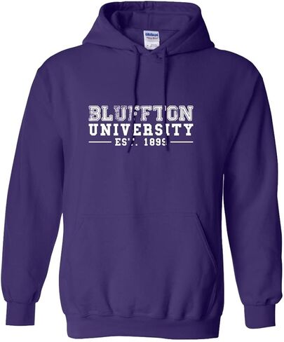 CreateMyTee Bluffton University EST 1899 One Color Unisex Hooded Sweatshirt - Bluffton Beavers Apparel in Saudi Arabia