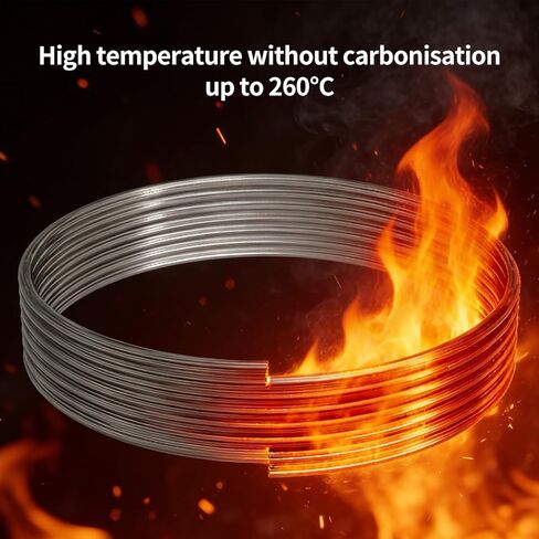 FYSETC PTFE Tube Upgraded for Printer Accessories: 157 in 2.5 x 4mm OD Flower-shaped Cross-section Design Fast Printing Temperature 500℉ for 1.75mm Filament K1 Max K1C Ender 3 V3 Plus 5 Max K2 Plus in Saudi Arabia