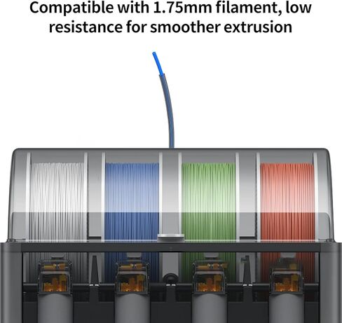 FYSETC PTFE Tube Upgraded for Printer Accessories: 157 in 2.5 x 4mm OD Flower-shaped Cross-section Design Fast Printing Temperature 500℉ for 1.75mm Filament K1 Max K1C Ender 3 V3 Plus 5 Max K2 Plus in Saudi Arabia
