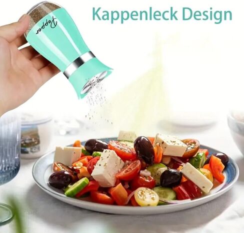 Salt And Pepper Shakers Set, 4 0z Glass Bottom Salt And Pepper Jars With Stainless Steel Lid For Kitchen Cooking Table, RV, Camp, BBQ Refillable Design,Spice Shakers, kitchen Utensils in Saudi Arabia